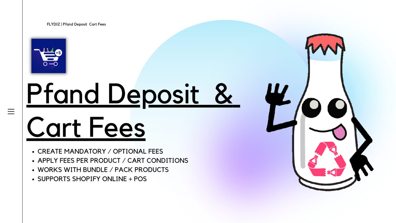 Pfand ‑ Deposit & Cart Fee