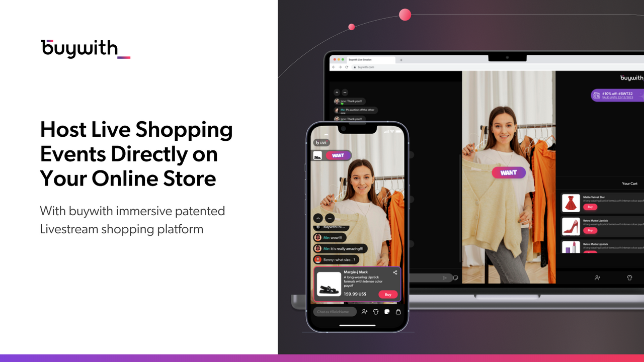 Host Live Shopping Events Directly on Your Online Store