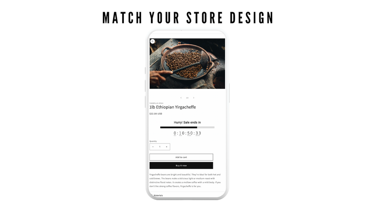 shopify mobile countdown timer