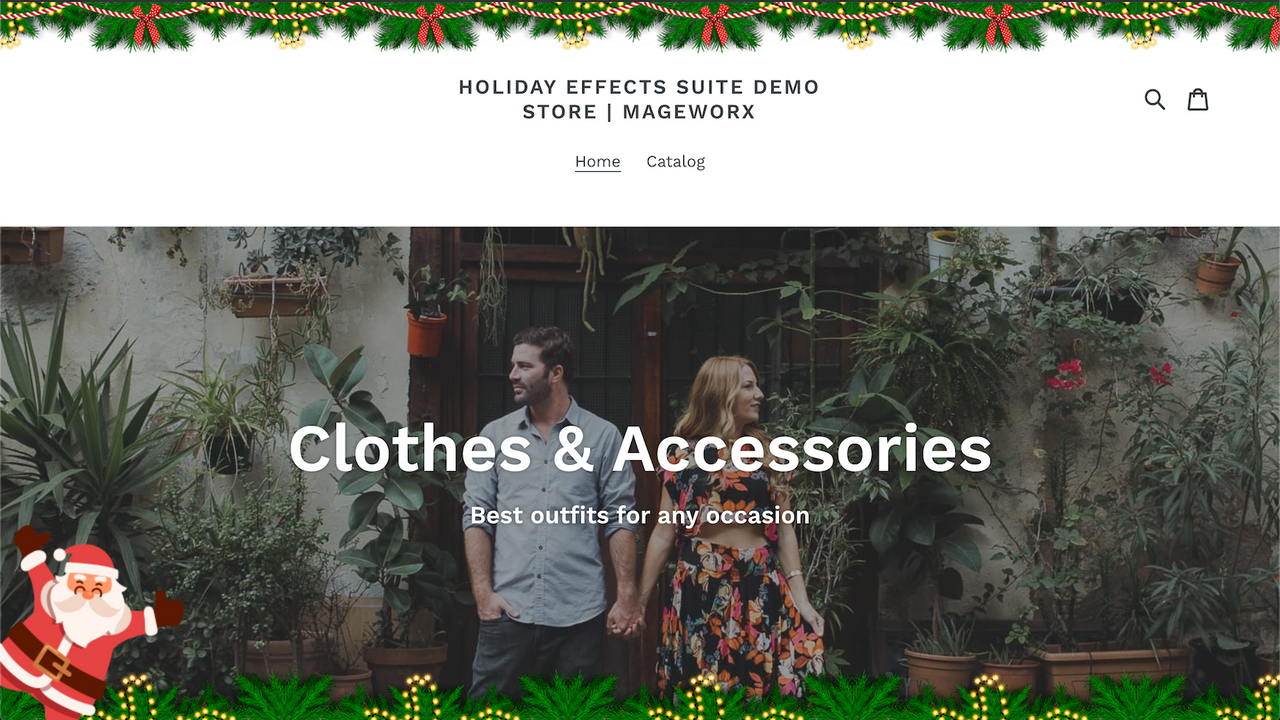 Holiday site effects―any holiday & custom images