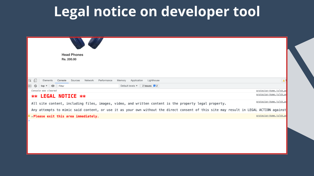 legal notice