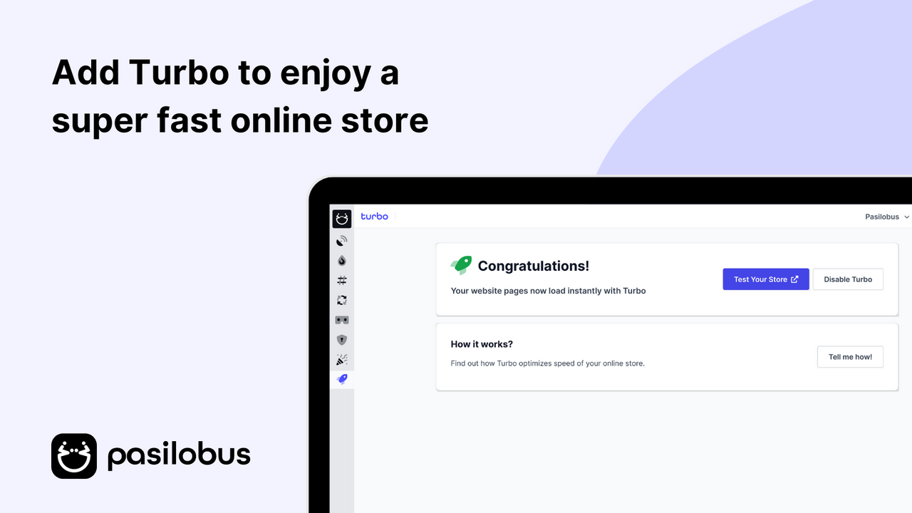 Add Turbo to enjoy a super fast online store | Turbo