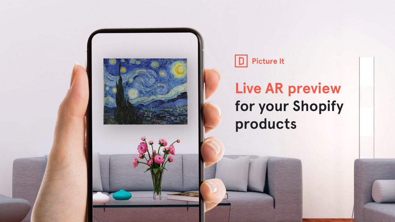 Picture It live preview art on Shopify