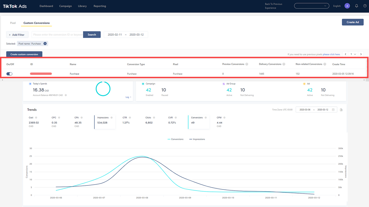 TikTok Event Tracking