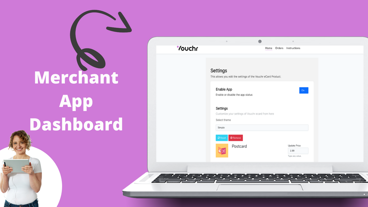 Merchant App Dashboard