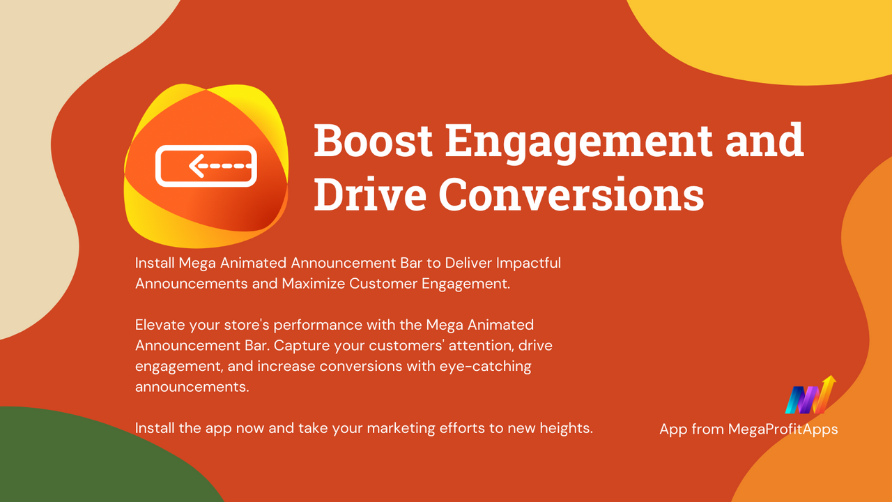 Mega Animated Announcement Bar - Maximize Customer Engagement