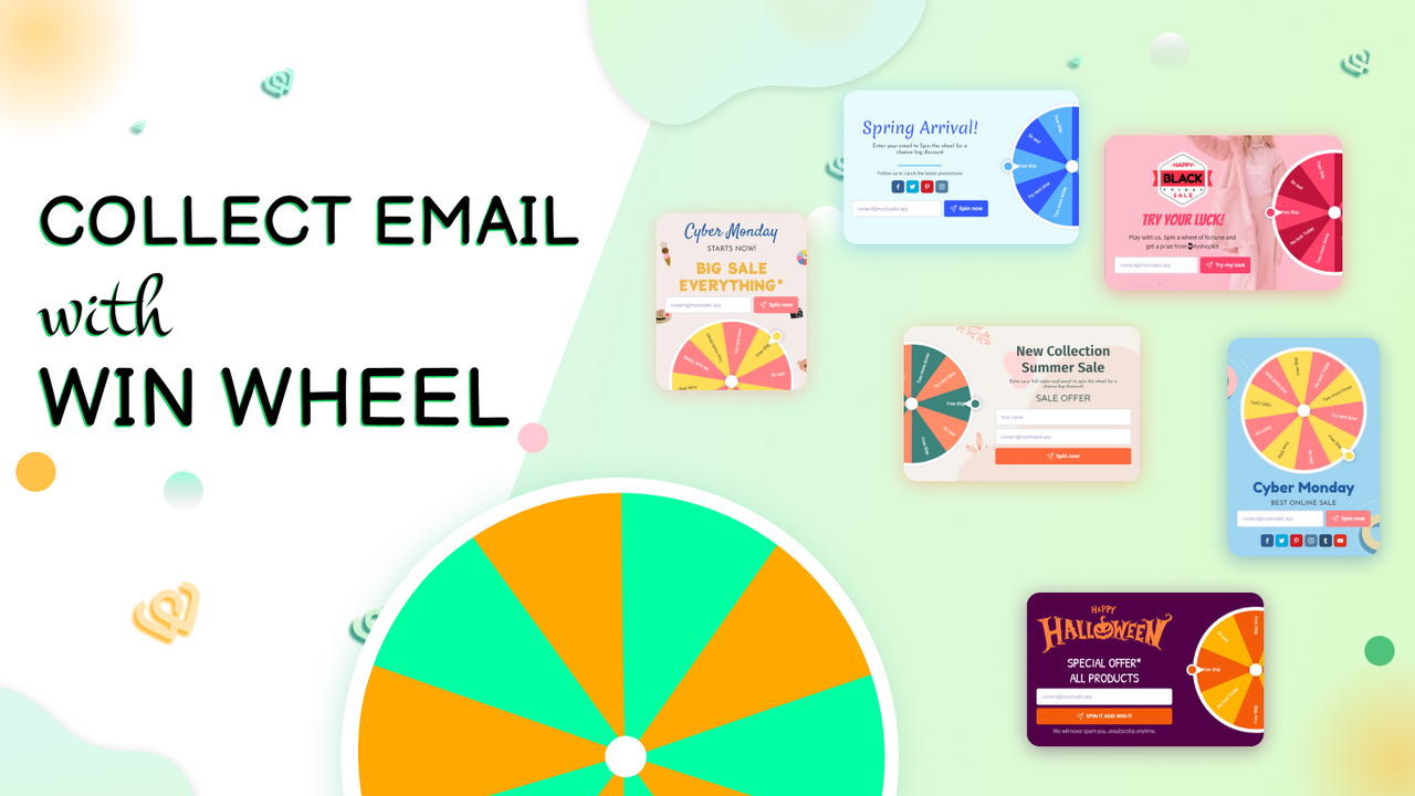 Collect Emails With Win Wheel