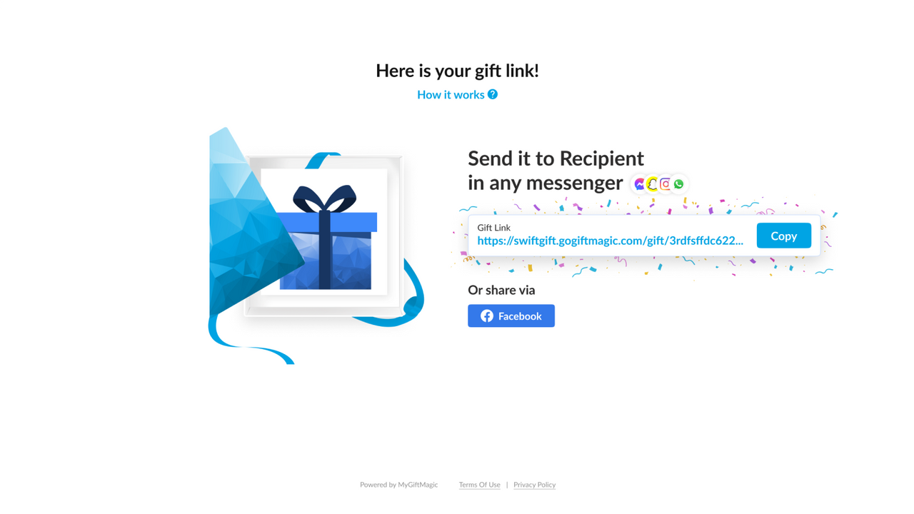 Giftmagic Interface