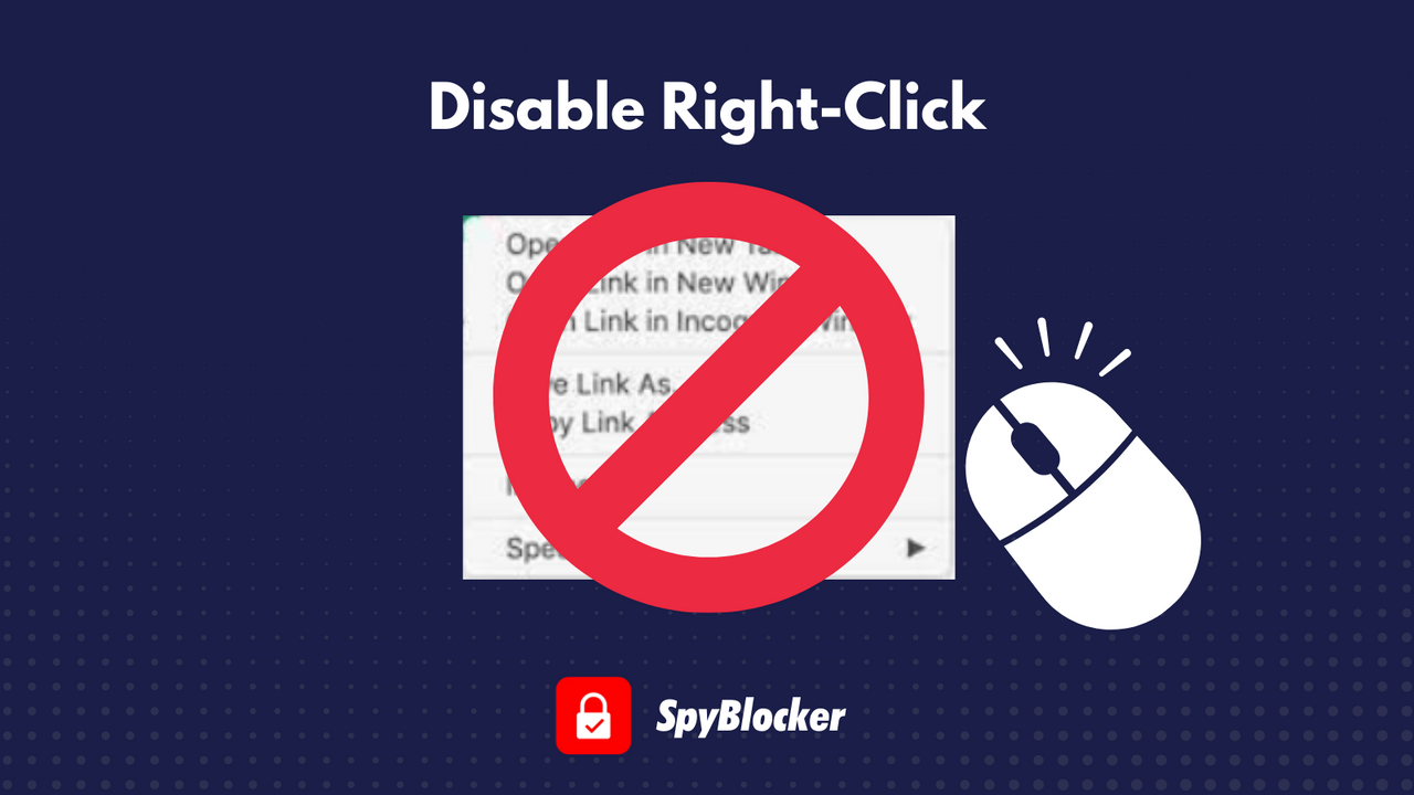 Disable Right-Click