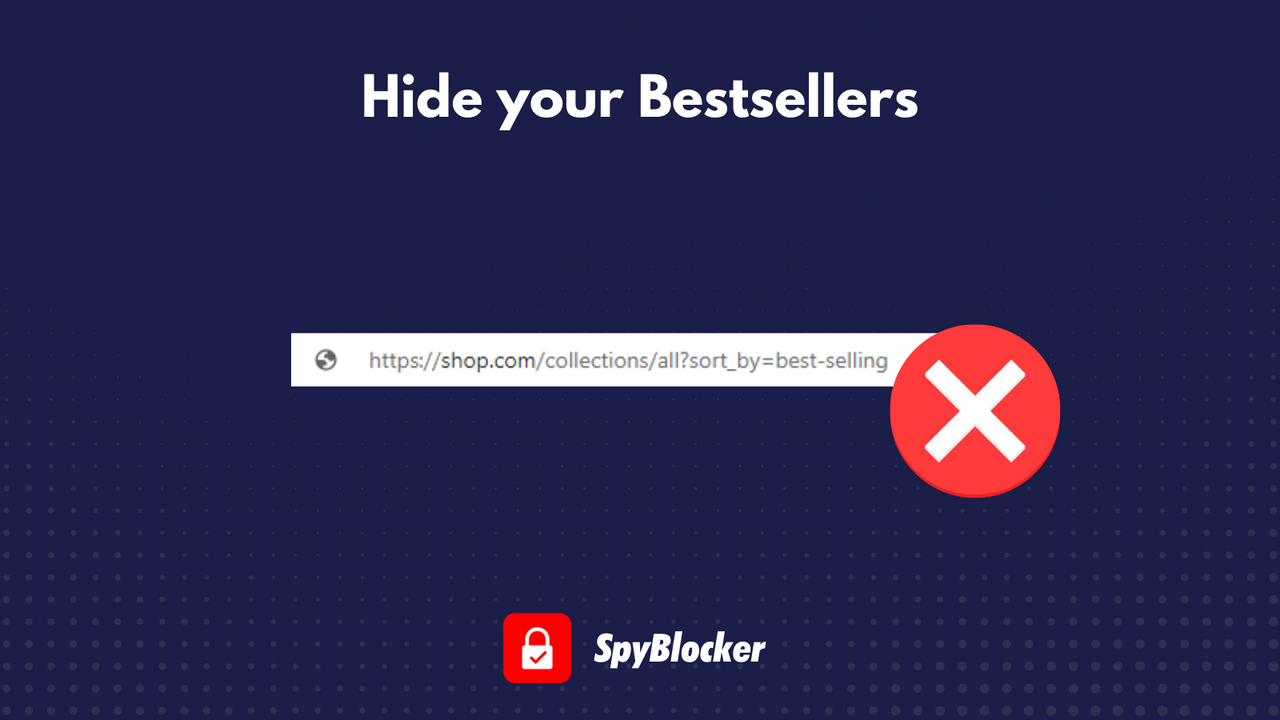 Disable bestseller url in Shopfy