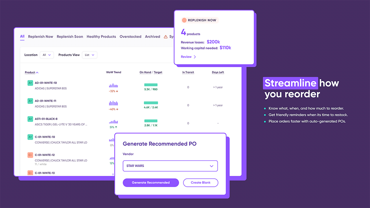 Streamline your replenishment process