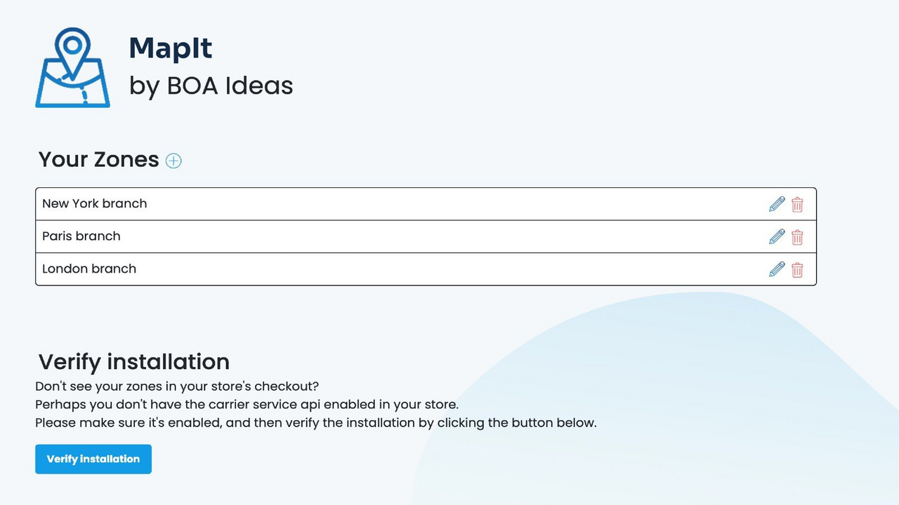 Easily manage all your zones