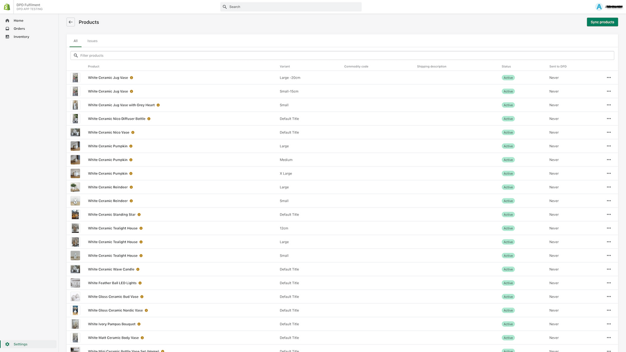 Add product commodity codes and descriptions