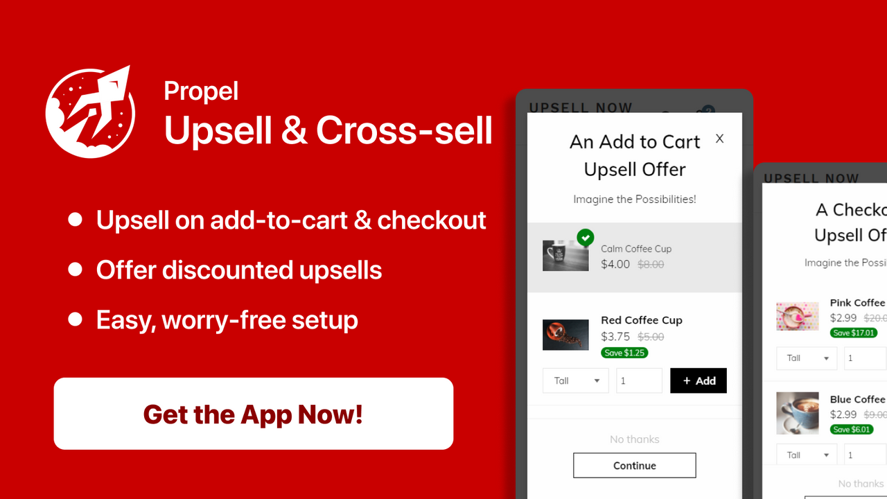 Propel Upsell & Cross‑sell