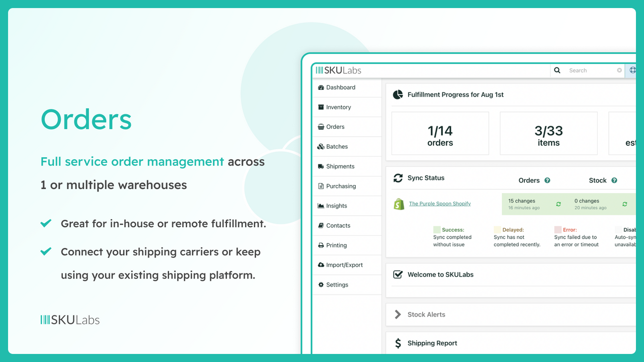 Create returns, dropship and backorder purchase orders easily