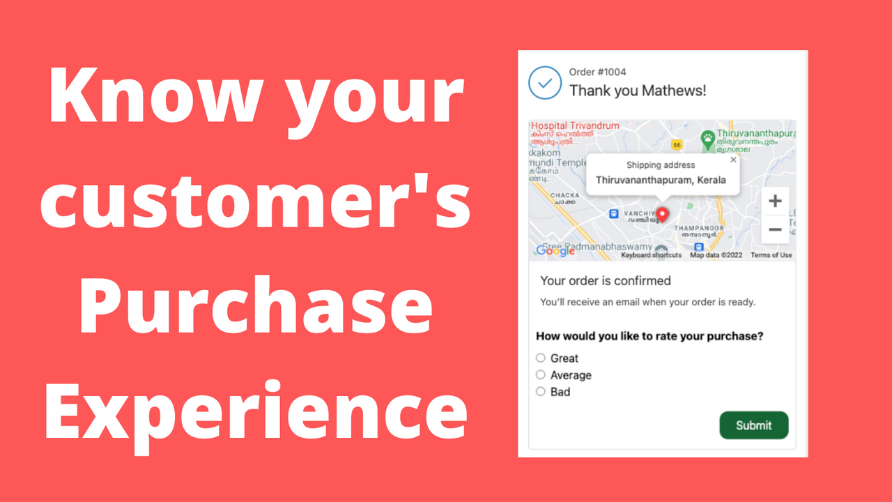 Know your customer's Purchase Experience