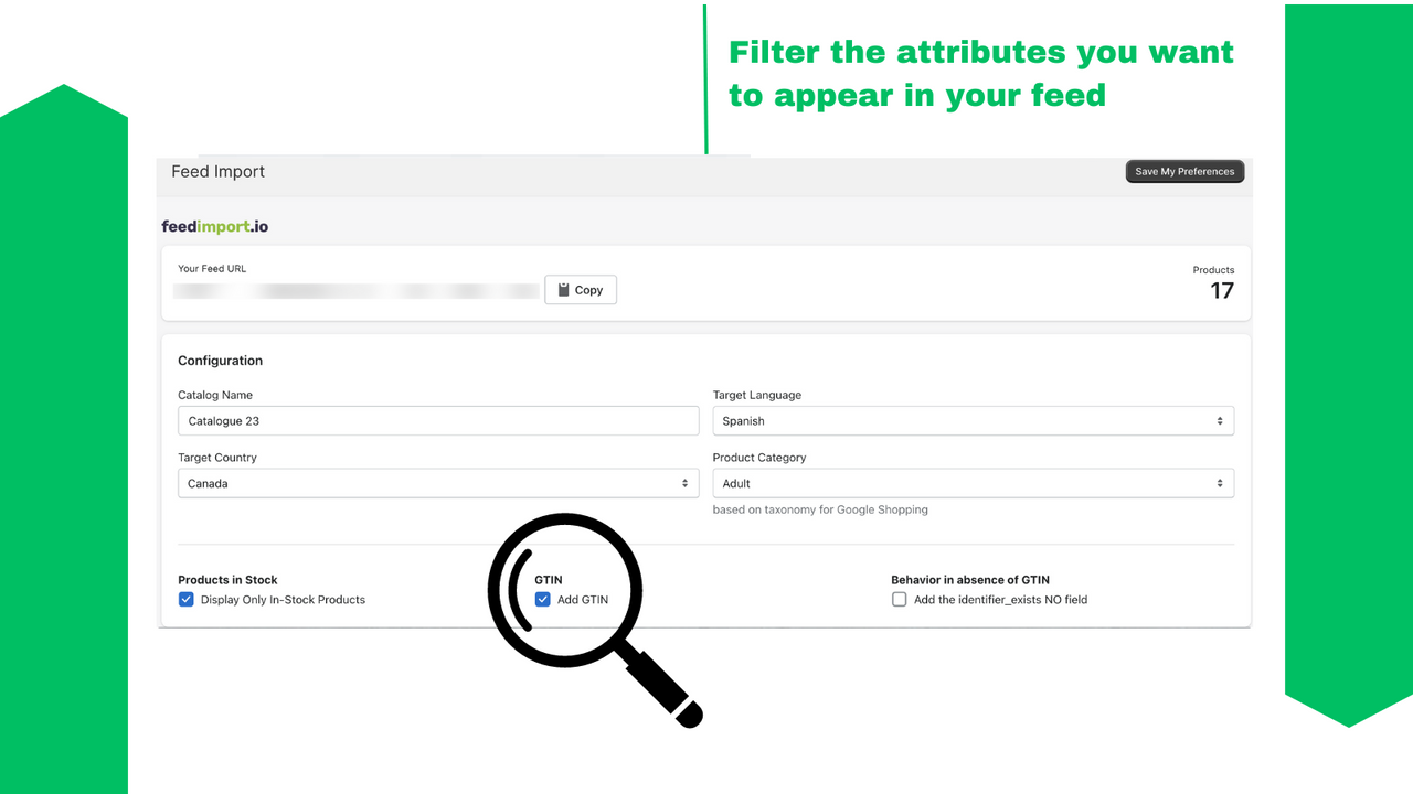 Attribute filtering