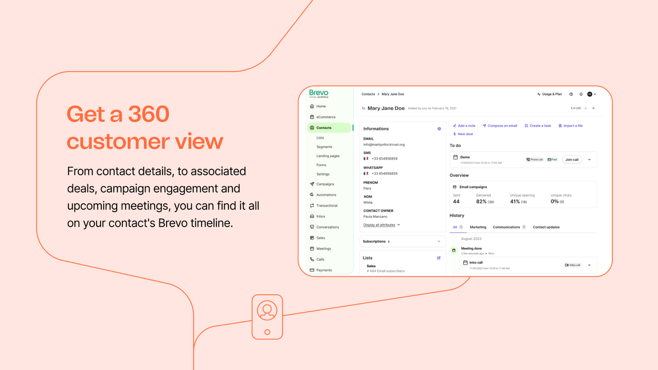 CRM - 360 view