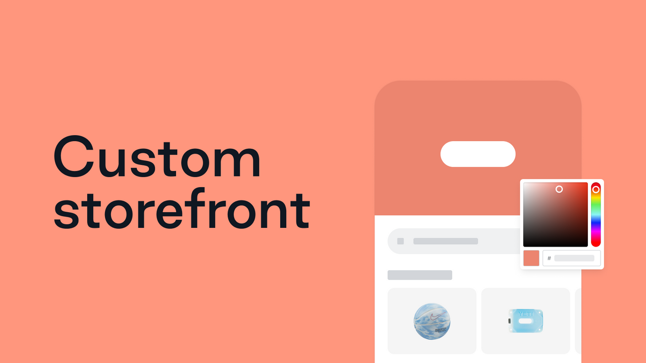 Customize your mobile storefront