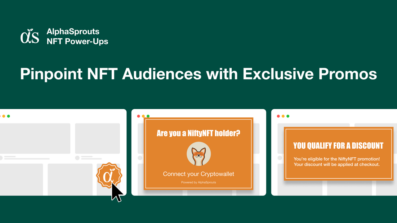 Pinpoint NFT audiences with exclusive promos