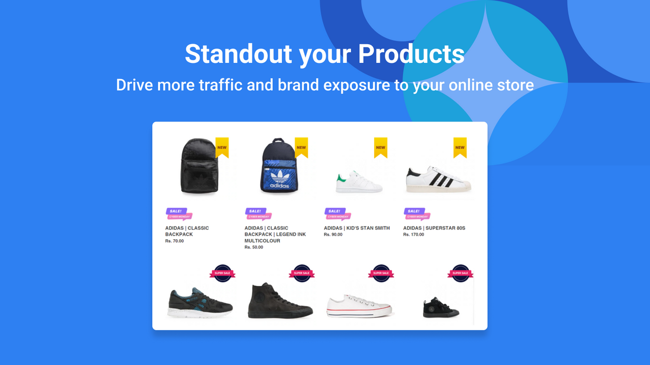 Product Listing with Badges