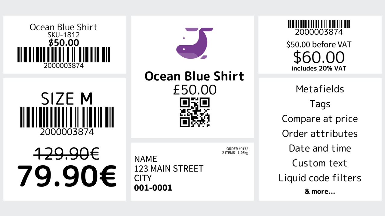 Multi‑Label Barcodes