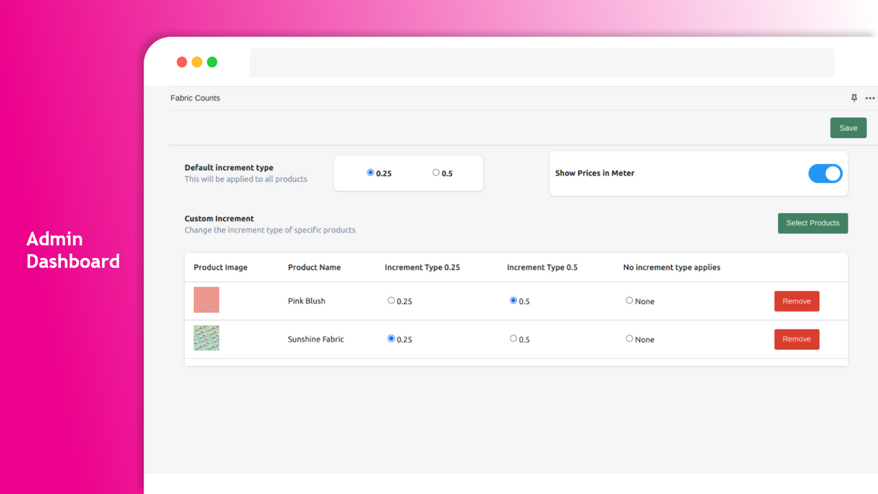 Admin Dashboard