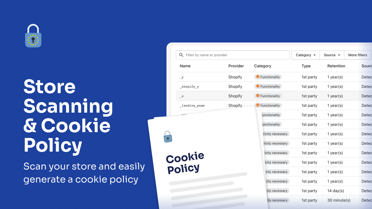 Pandectes GDPR Compliance - Store Scanning & Cookie Policy