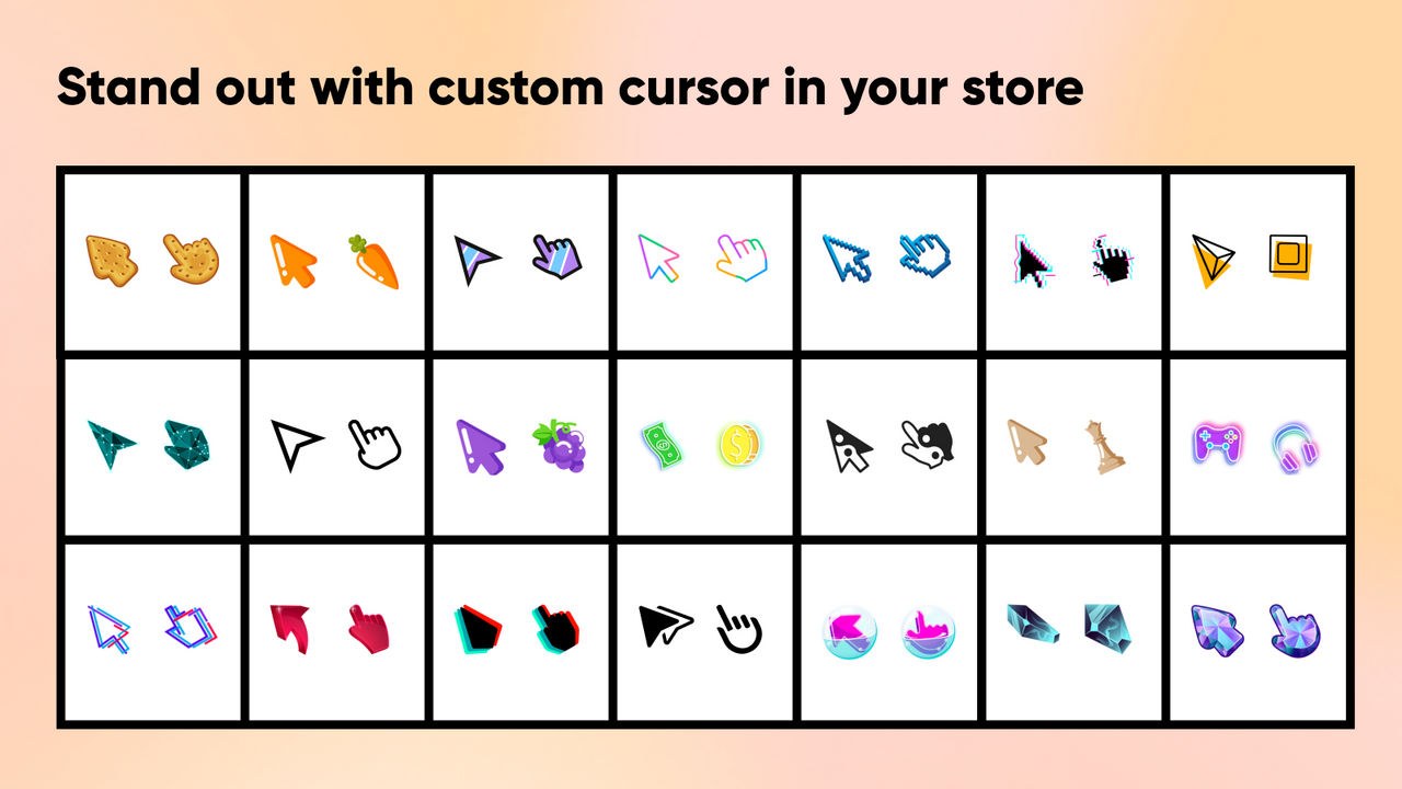 Custom cursor