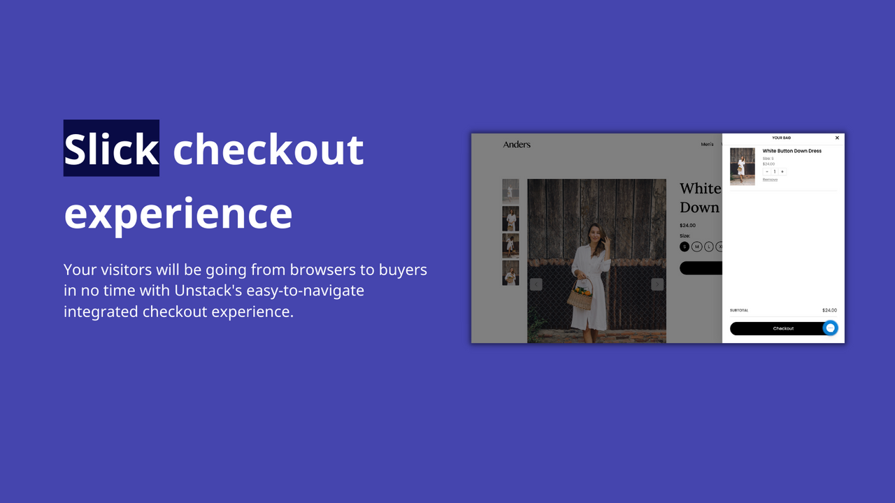 Integrated checkout experience