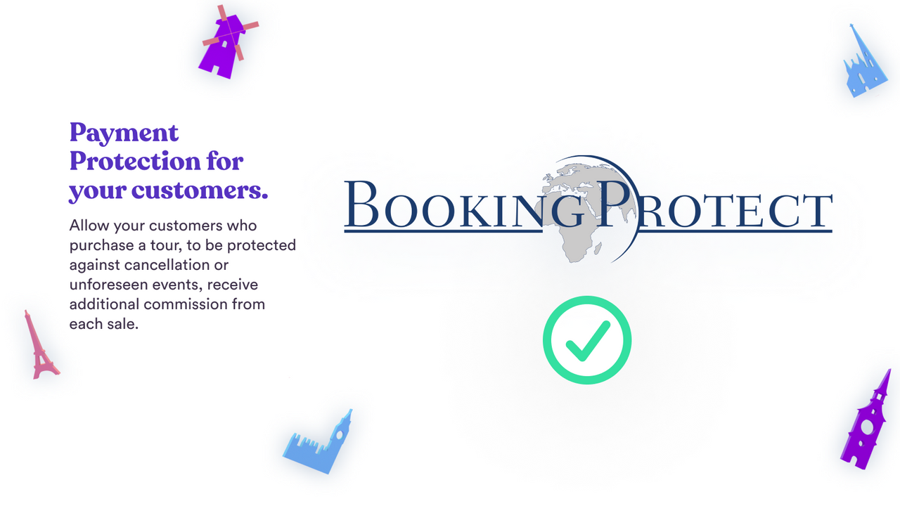 Offer booking protection to your customers & receive commission!