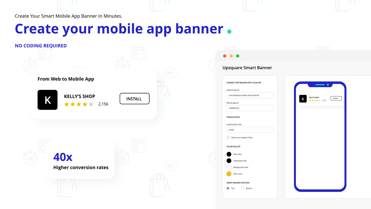 Upsquare ‑ Mobile App Banner