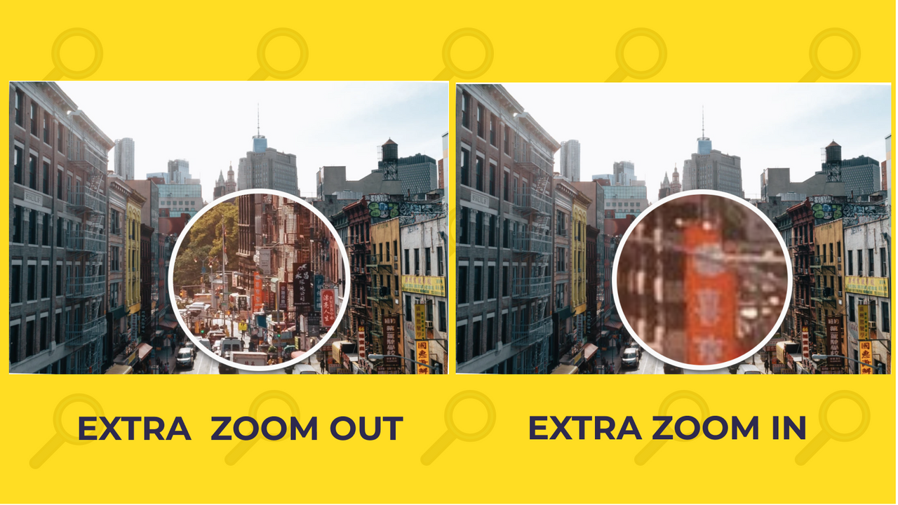 Extra zoom-out vs Extra zoom-in