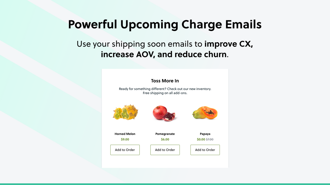 Send custom subscriber upcoming charge emails