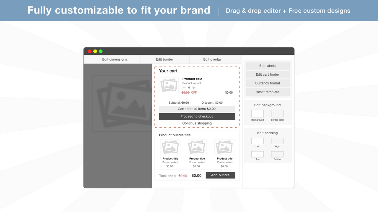 Create better designs, fully customizable and mobile-friendly