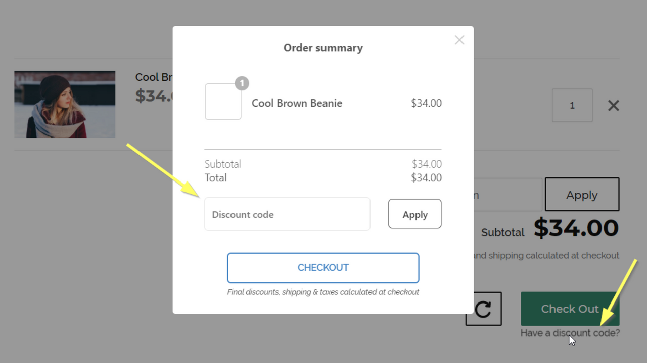 coupon field and widget