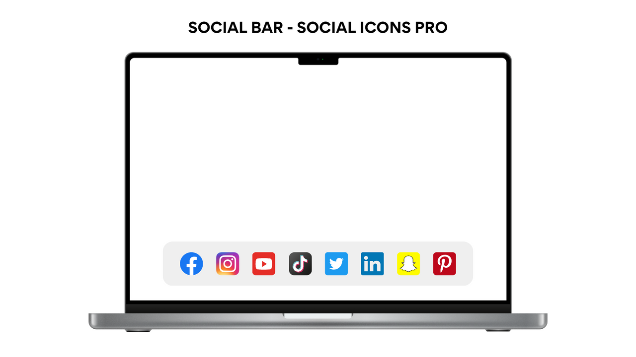 Social Bar: Social Media Icons