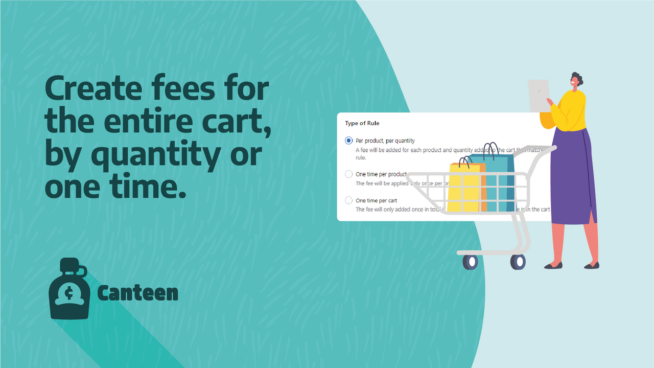 Fee rule types - one time fees, cart fees or by quantity