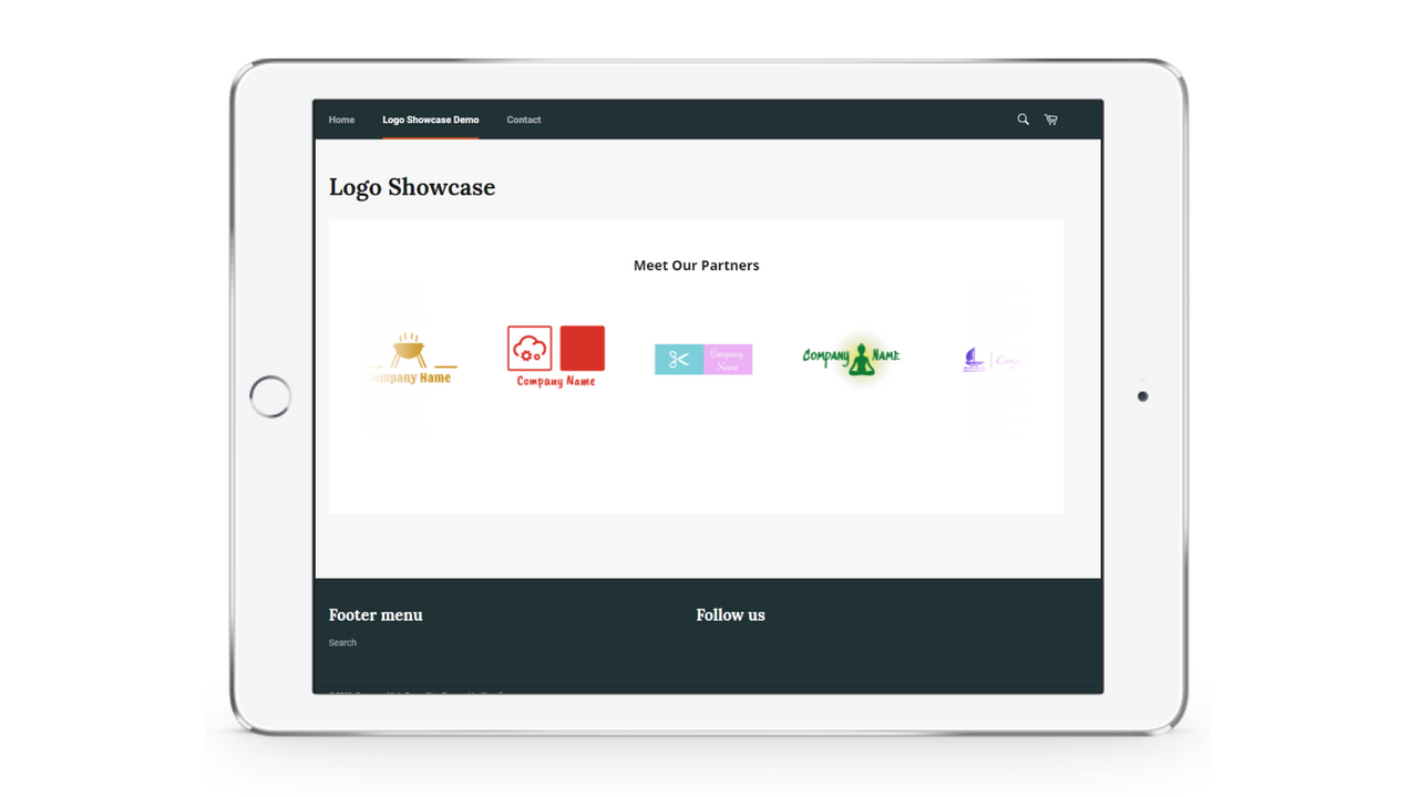 Logo Showcase on Store - Ipad