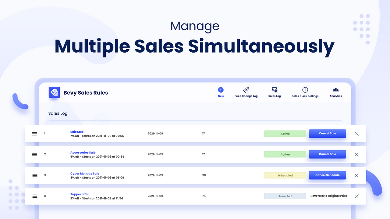Manage Multiple Sales At The Same Time