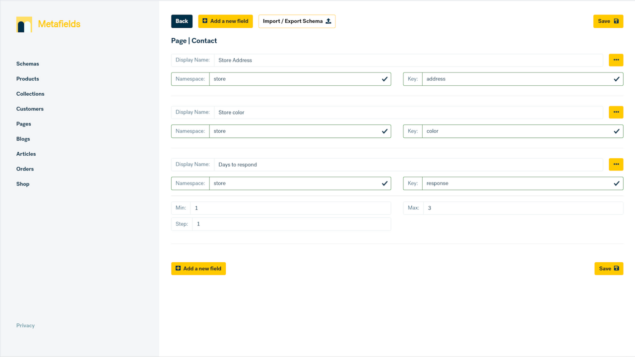 Helpful schema validation