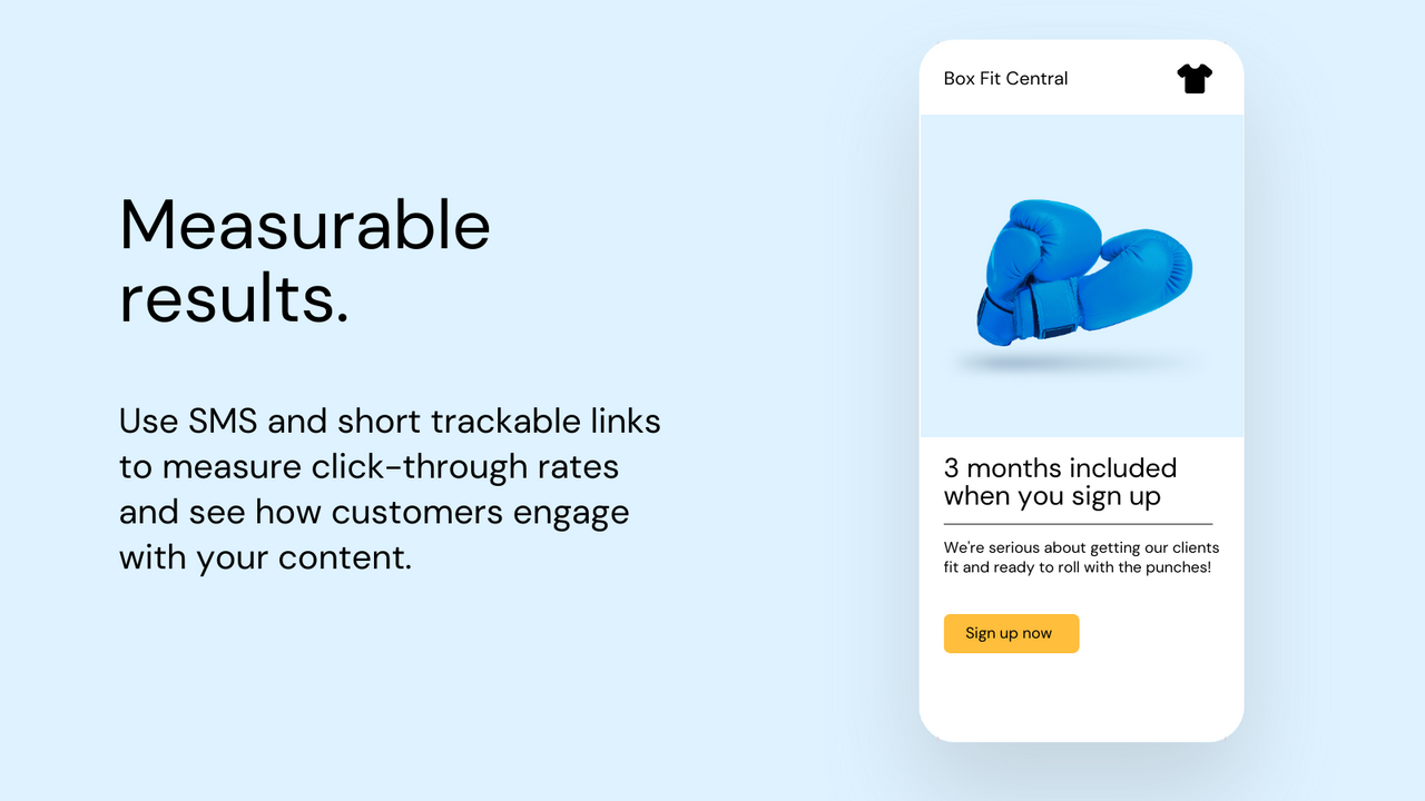 Track marketing results & measure ROI with short trackable links