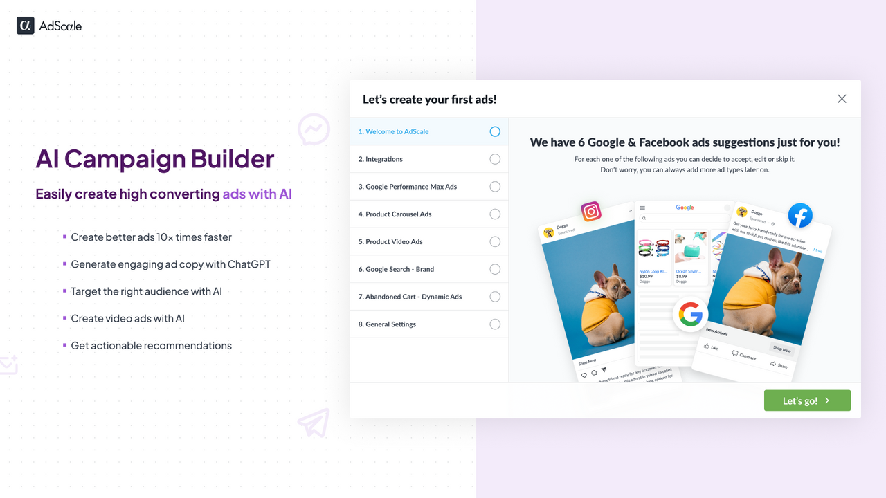 AI Campaign Builder: Easily create high converting ads with AI