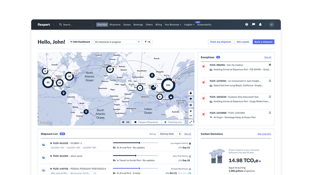 Connect your store directly to the Flexport platform