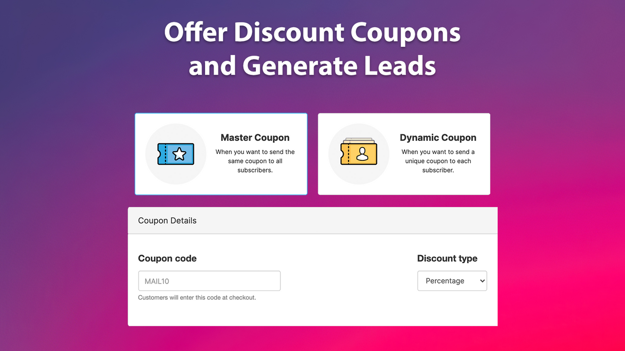 Discounts and Coupons