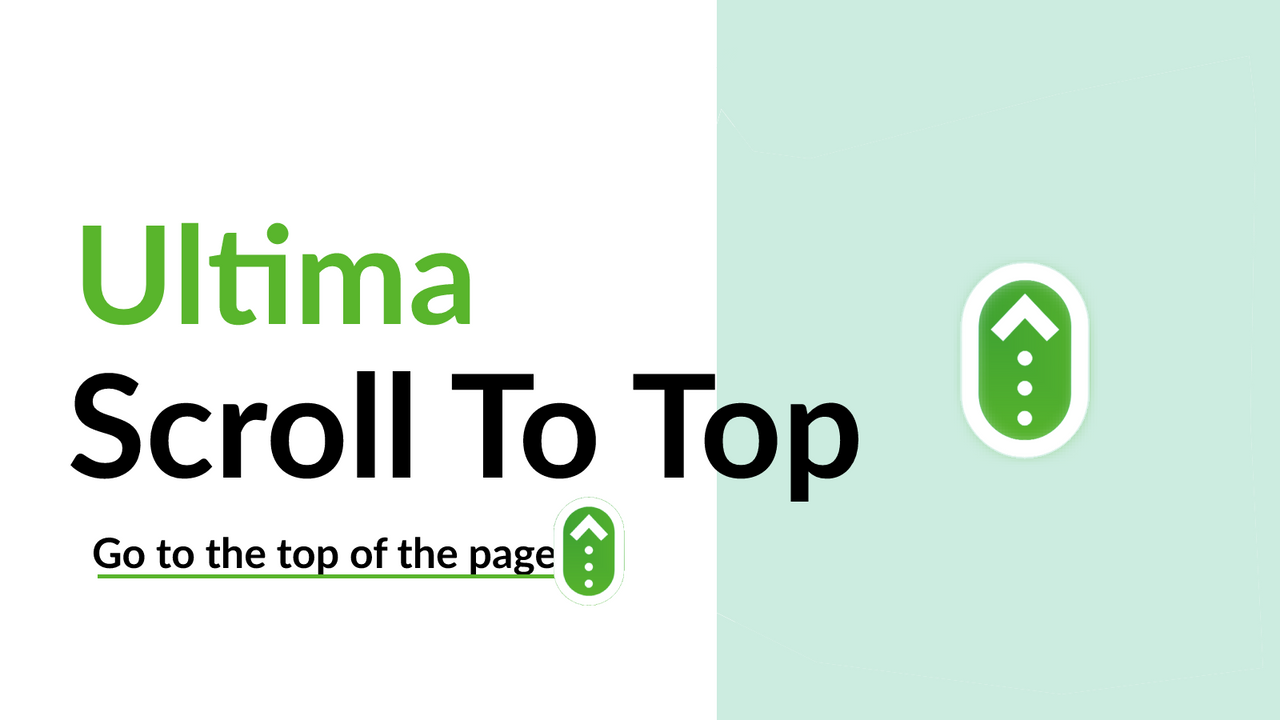 Ultima ‑ Scroll To Top