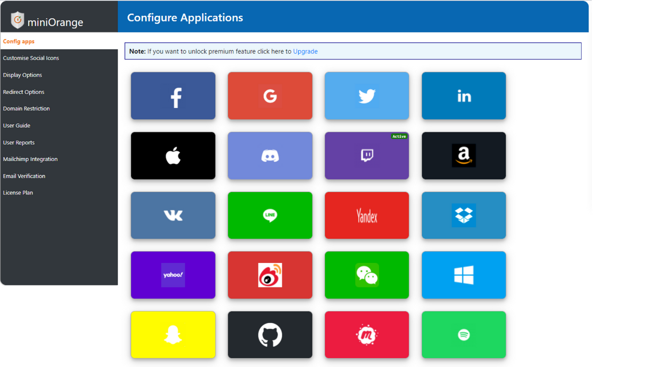 social login network