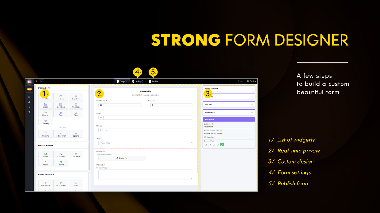 Powerful Form Builder