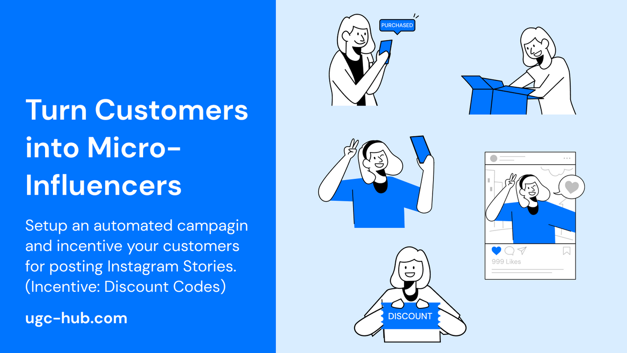 Reward customers for Instagram Story - Insta UGC Story