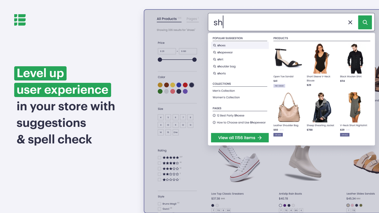 Level up UX in your store with suggestions & discovery